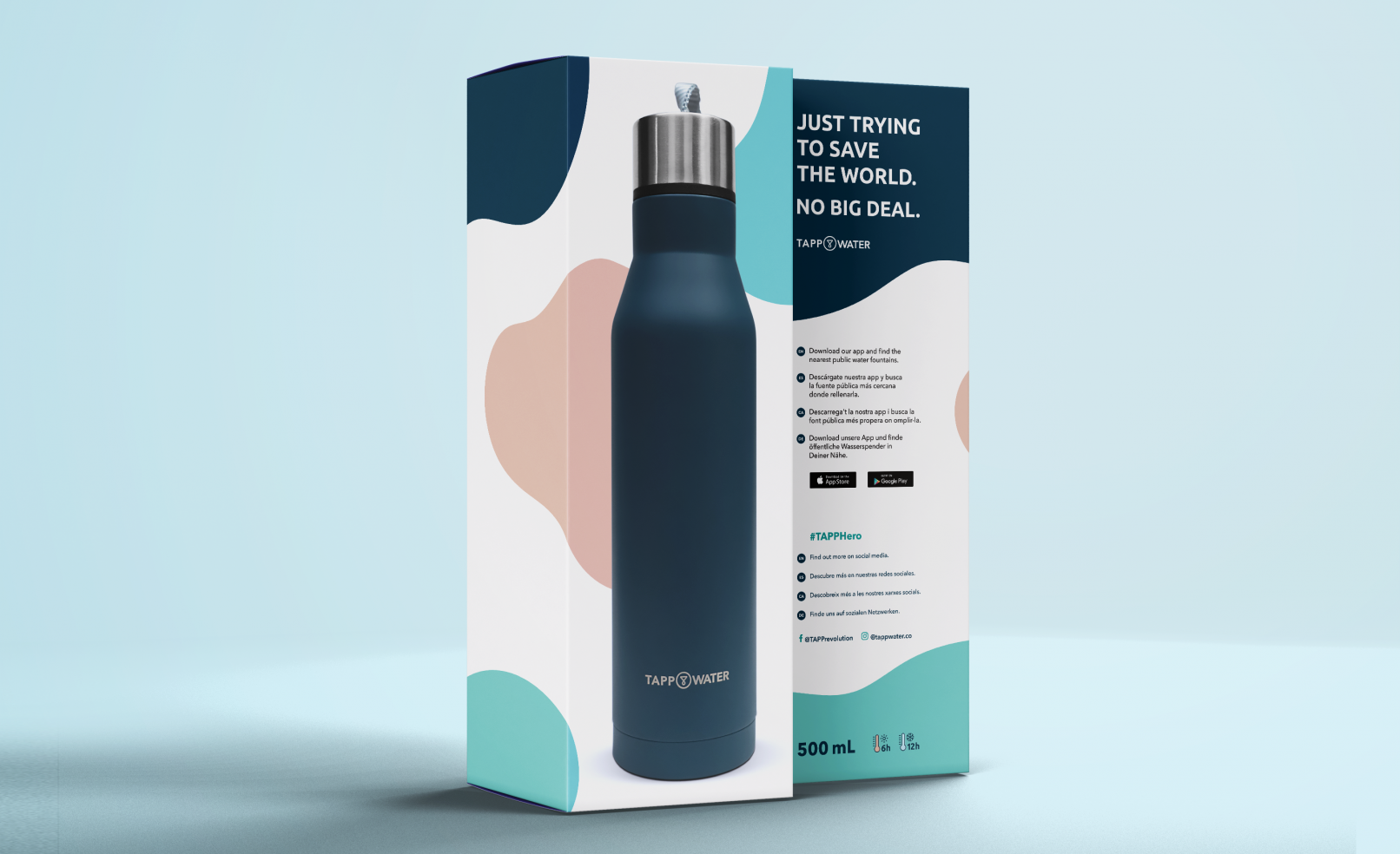 Water bottle package